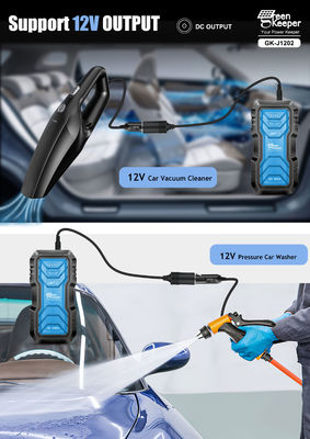 Batterij Jump Starter LED licht 12V 7.0L Benzine Auto 2000A Lithium met DC 12V 5.5 uitgang