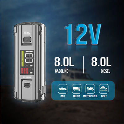 Multifunctionele 4 in 1 nood PD 65W 3000A Piekstroom Batterij Booster Power Bank Jump Starter
