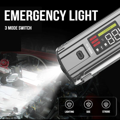 Multifunctionele 4 in 1 nood PD 65W 3000A Piekstroom Batterij Booster Power Bank Jump Starter