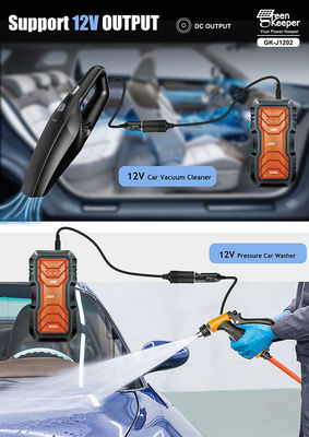 QC 18W Input GreenKeeper UltraSafe Super Capacitor 2000A Battery Jump Starter Met LED licht