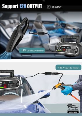 Geschikt voor voertuigen en vrachtwagens 12V 24V 4000A Batterij Booster Pack Draagbare Jump Starter