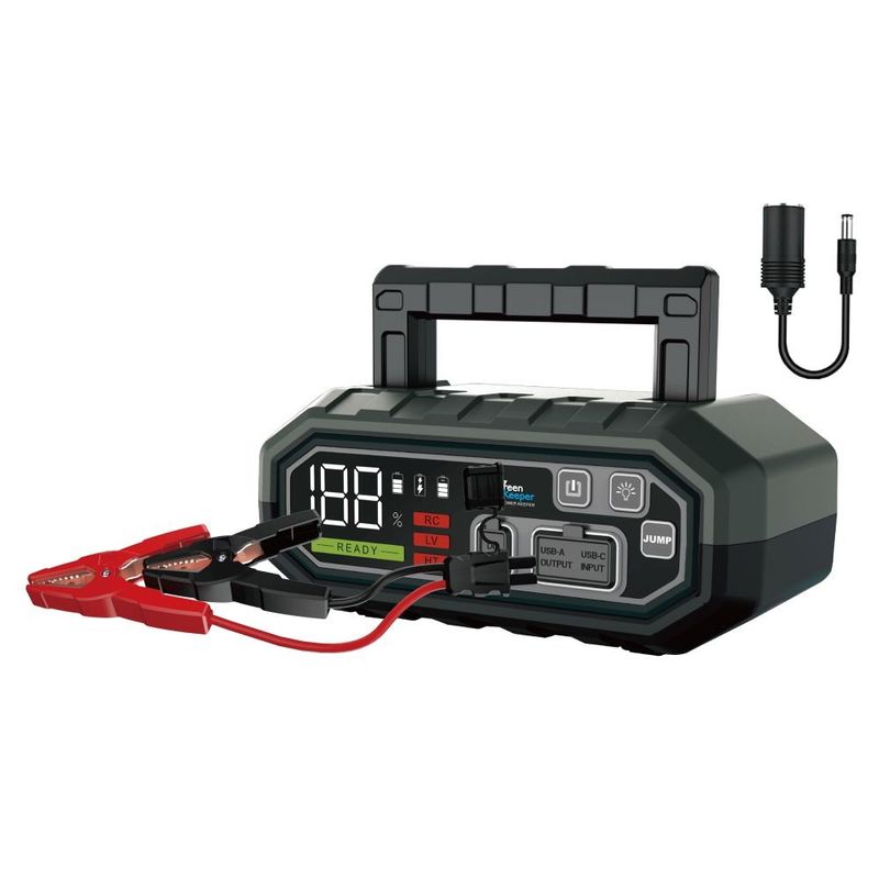 Jump Start Alle gas of 10,0L diesel auto met 4000A batterij Jump Starter en USB-uitgang