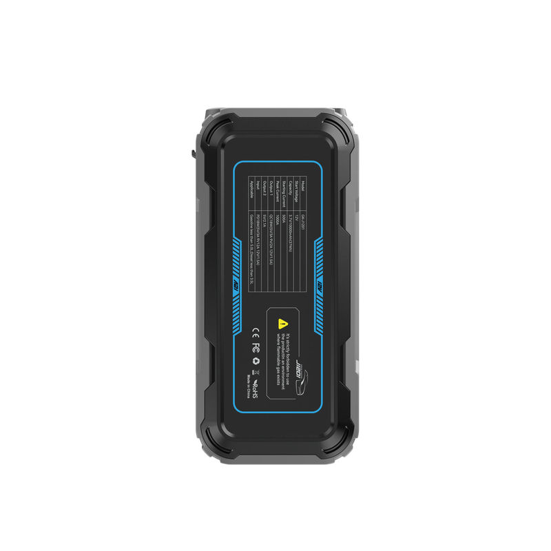 Kleine auto's 12W Totaal vermogen Draagbare multifunctionele auto batterij Powerbank met zaklamp