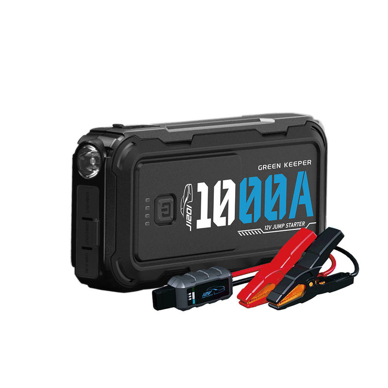 Multifunctie 1200A Peak Mini Car Jump Starter met luchtcompressor en digitaal scherm